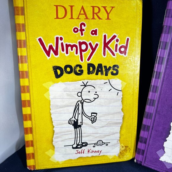 Diary Of A Wimpy Kid Hardcover Book Set: Dog Days The Ugly Truth Double Down By - Picture 2 of 5